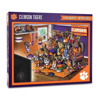NCAA Clemson Tigers Purebred Fans 'A Real Nailbiter' Puzzle - 500pc