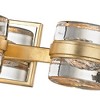 Troy Lighting Splash 3 - Light Vanity in  Gold Leaf Clear Pressed Shade - 2 of 4