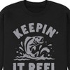 Men's - Instant Message - Keeping It Reel Graphic Fleece Sweatshirt - 2 of 4