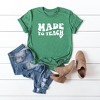 Simply Sage Market Women's It's Made To Teach Wavy Heart Short Sleeve Graphic Tee - 3 of 4