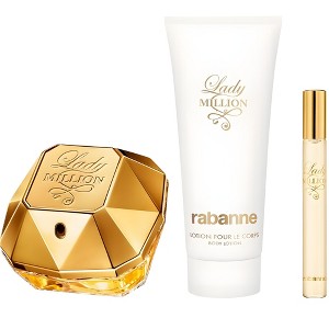 Paco Rabanne Lady Million Gift Set for Women 2.7 oz EDP + 3.4 oz