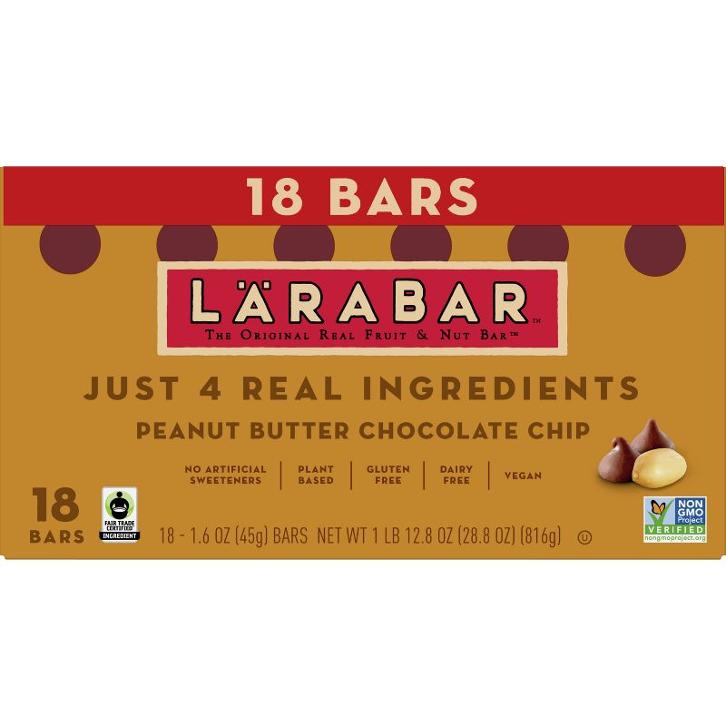 Larabar Peanut Butter Chocolate Chip Protein Bar, 3 of 18