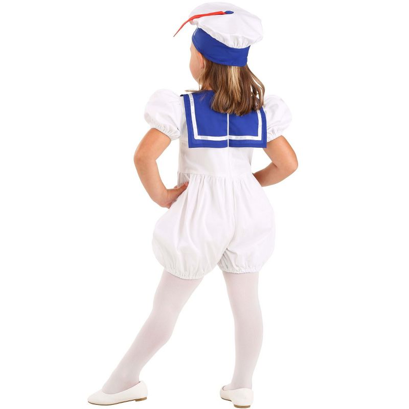 HalloweenCostumes.com Ghostbusters Toddler Stay Puft Bubble Costume for Girls., 2 of 4