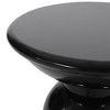 Maggift Patio End Tables Accent Side End Table for Outdoor and Indoor, Garden, Backyard Use, Special Design, Black, 15"*15"*20.75" - 4 of 4