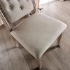 NicBex Tufted Dining Chair Set of 2 Modern Upholstered Kitchen Chairs with Nailhead Trim Transitional Dining Room Furniture,Gray - 4 of 4