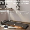 SEVOBAL Walking Pad Running 1HP Cushioned Belt 6° Incline Portable Treadmill Spacious Surface Under Desk Home Gym Office, Black, 49.2"*20.5"*4.92" - 4 of 4