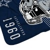 NFL Dallas Cowboys Helmet Stripes Flannel Fleece Blanket - 3 of 3