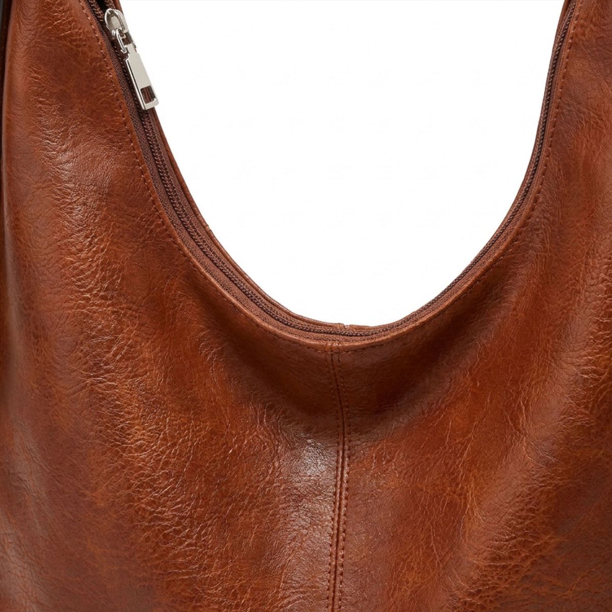 Alilang Faux Leather Hobo Shoulder Bag with Adjustable Strap and Roomy Pockets - thumbnail 9
