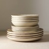 Earth & Clay 24pc Heath Stoneware Dinnerware Set Coffee - 4 of 4