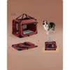 Feandrea 36 Inches Collapsible Soft Dog Crate | Portable Travel Crate for Dogs 50-70 lb | Indoor/Outdoor Use - 3 of 4