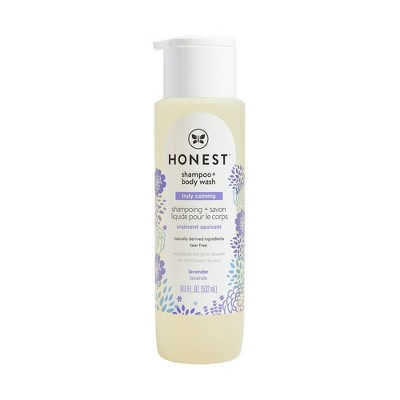 The Honest Company Truly Calming Shampoo & Body Wash Lavender - 18 fl oz