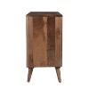 Darby 3 Cabinet Accent Server Walnut - Steve Silver Co.: Mid-Century Storage, Magnetic Latch Doors - 4 of 4
