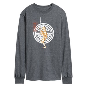 Men's - Avatar: The Last Airbender - Aang Crest Long Sleeve Graphic T-Shirt - 1 of 4