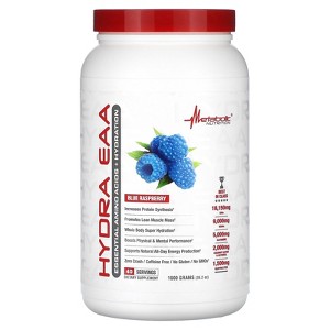 Metabolic Nutrition Hydra EAA, 1000g of Essential Amino Acids + Hydration, EAAs, BCAAs, Glutamine, Electorlytes, Coconut Water & Glycerol, Amazing - 1 of 2