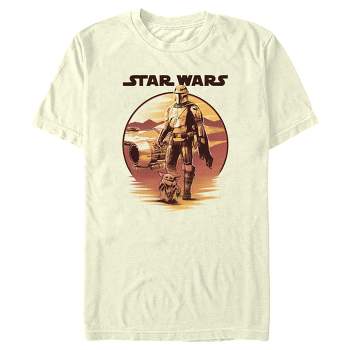 Men's Star Wars: The Mandalorian Sunset Poster T-Shirt