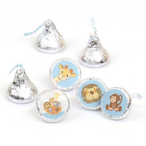 Big Dot of Happiness Noah's Ark - Baby Shower Round Candy Sticker Favors - Labels Fits Chocolate Candy (1 sheet of 108) - 1 of 4