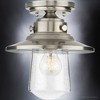 Urban Ambiance Luxury Coastal Outdoor Ceiling Light 10''H x 9''W,  Stainless Steel Finish,  Santa-Ana Collection, UHP1325 - 4 of 4
