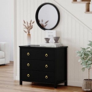 3/6/7-Drawer Dresser - Wide Wood Storage Chest for Bedroom, Nursery & Living Room - 1 of 4