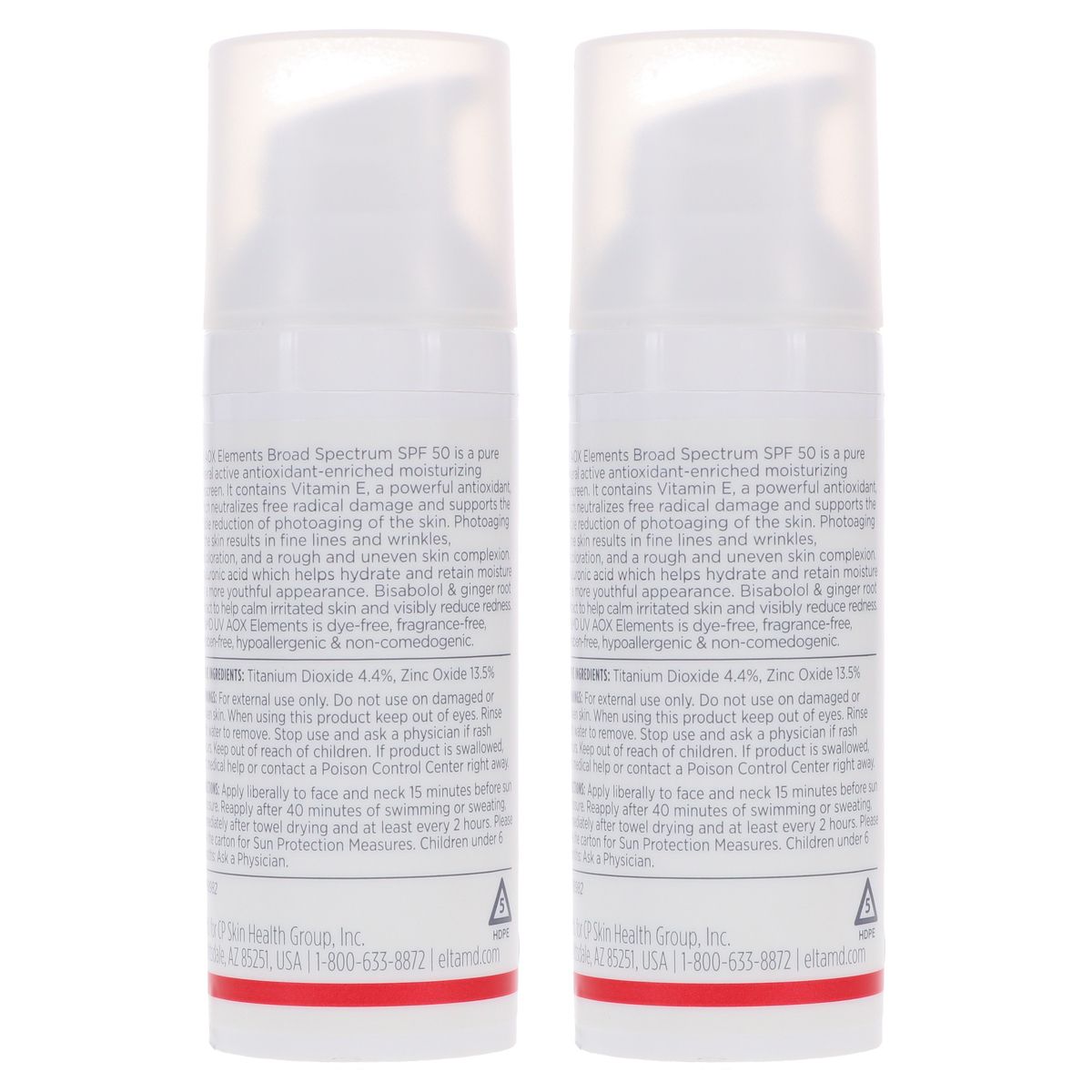 EltaMD UV AOX Elements Broad Spectrum SPF 50 Tinted Face Sunscreen 1.7 oz 2 Pack - thumbnail 4
