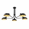 Z-Lite Bellamy 5 - Light Semi-Flush Mount in  Matte Black - 3 of 4