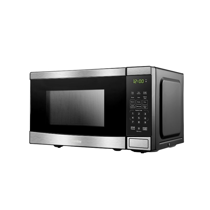 Danby DBMW0721BBS 0.7 cu. ft. Countertop Microwave in Stainless Steel, 2 of 10