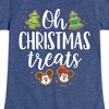 Girls' - Disney - Oh Christmas Treats Fitted Short Sleeve Graphic T-Shirt - 2 of 4