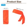 Unique Bargains Polyester Elastic Running Sports Workout Head Ties Sweatbands 3 Pcs - 2 of 3
