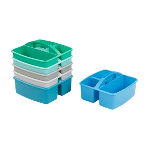ECR4Kids 3-Compartment Storage Caddy, 6-Pack - 1 of 4