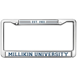 Millikin University Full Size Standard License Plate Metal Frame - 1 of 4