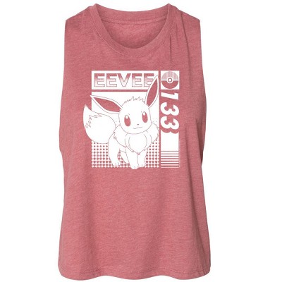 Women's Pokémon Eevee Graphic Racerback Tank - Heather Mauve - Small