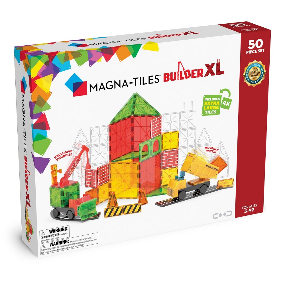 Photos - Construction Toy MAGNA-TILES Builder XL Trucks