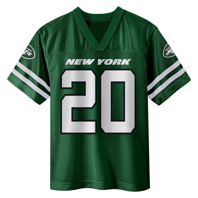 NFL New York Jets Boys&#39; Short Sleeve Hall Jersey, 2 of 4