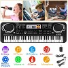 Angel Sar 61-Key Electronic Keyboard Piano with Microphone, Portable Digital Music Keyboard for Beginners, Kids Learning Piano - 4 of 4