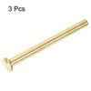 Unique Bargains Golf Club Sports Brass Tip Weights Plug Insert Copper 3 Pcs - 3 of 4
