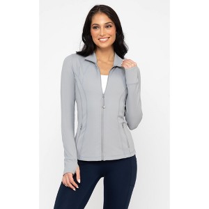 90 Degree By Reflex Womens Lightweight, Full Zip Running Track Jacket - 1 of 3