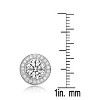 Guili Sterling Silver Earrings with Round Cubic Zirconia in Silver, Gold, or Rose Finish – A Timeless, Elegant, and Sophisticated Jewelry Essential - 4 of 4