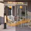 Dwellcozy 1500W Electric Freestanding Patio Heater With Remote Control - 4 of 4