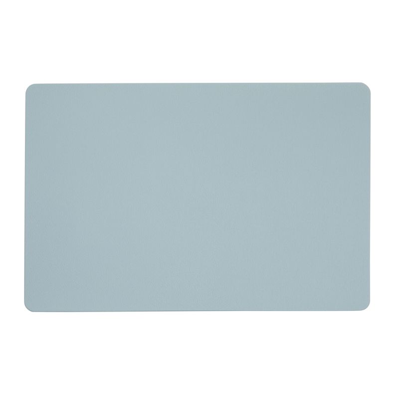Juvale Set of 6 Blue Faux Leather Placemats for Dining Table Decor and Accessories, 17.75 x 11.75 in, 4 of 6