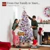Best Choice Products Pre-Lit Holiday Christmas Pine Tree w/ Flocked Branches, Warm-White & Multicolored Lights - 4 of 4
