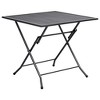 vidaXL Dining Set Anthracite Steel with e-coating and powder coating finish - 3 of 4