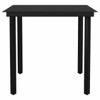 vidaXL Garden Dining Set Grey, Black, Light Grey - 4 of 4