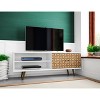 Liberty 2 Shelves and 2 Doors TV Stand for TVs up to 60" - Manhattan Comfort - 2 of 4