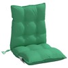 vidaXL Lowback Chair Cushions 6 pcs Green Oxford Fabric - 4 of 4