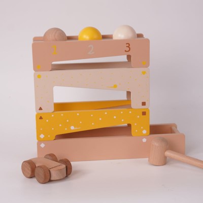 Huxxion Ball-Pounding Toy Wooden Montessori Toys KL06