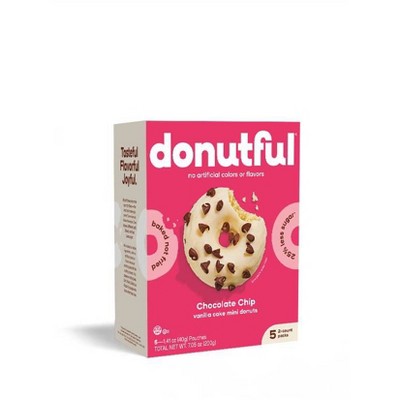 Donutful Chocolate Chip Mini Donuts - 7.05oz/10ct
