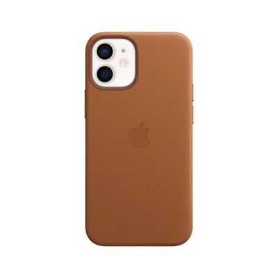 スマホアクセサリー iPhone用ケース Apple iPhone 13 mini/iPhone 12 mini Leather Sleeve with MagSafe - Saddle  Brown