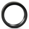 Pompeii3 Men's Brushed Tungsten & Genuine Wood 8mm Ring Wedding Band - 3 of 4