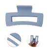 Unique Bargains Grace Rectangle Frosted Hair Clips 1 Pc - 3 of 4
