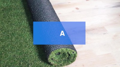 Green Artificial Grass Indoor/Outdoor Pet Training Area Rug