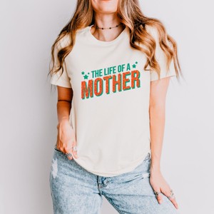 The Life Of A Mother Puff/Glitter - Womens Short Sleeve Tee - 1 of 3